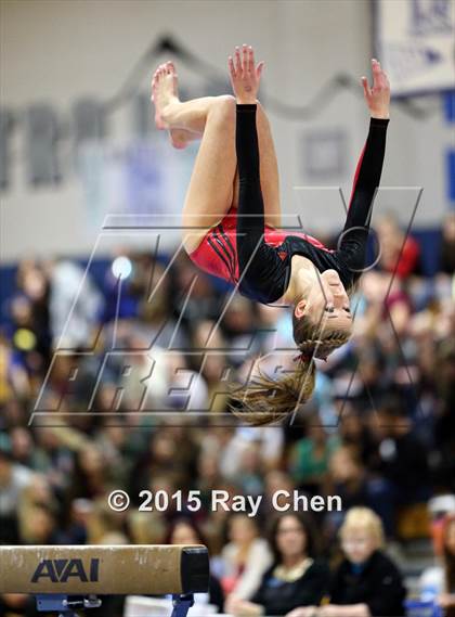 Thumbnail 3 in CHSAA Gymnastics Championships (Day 2, 5A and 4A) photogallery.