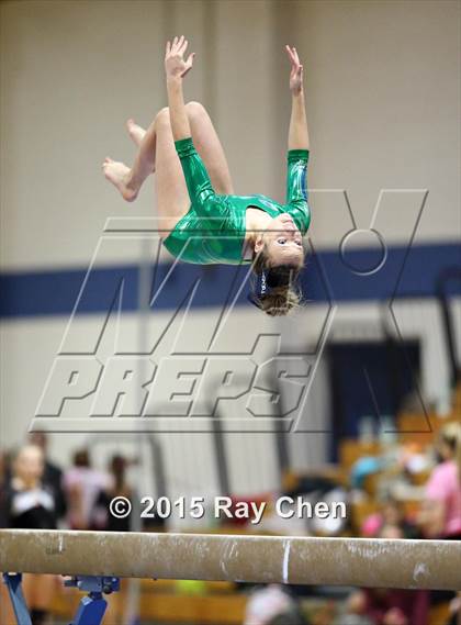 Thumbnail 1 in CHSAA Gymnastics Championships (Day 2, 5A and 4A) photogallery.