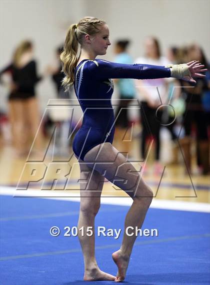 Thumbnail 1 in CHSAA Gymnastics Championships (Day 2, 5A and 4A) photogallery.