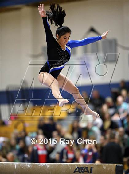 Thumbnail 3 in CHSAA Gymnastics Championships (Day 2, 5A and 4A) photogallery.