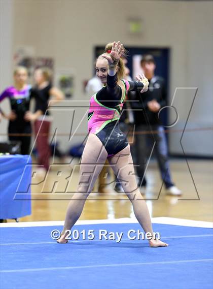 Thumbnail 2 in CHSAA Gymnastics Championships (Day 2, 5A and 4A) photogallery.