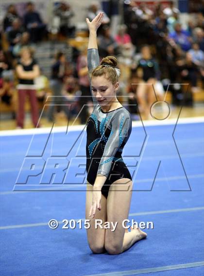 Thumbnail 3 in CHSAA Gymnastics Championships (Day 2, 5A and 4A) photogallery.