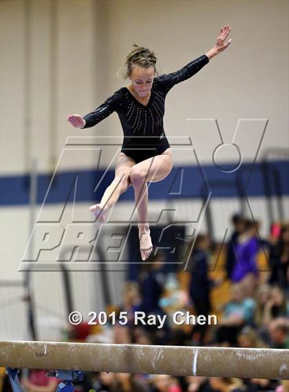 Thumbnail 3 in CHSAA Gymnastics Championships (Day 2, 5A and 4A) photogallery.