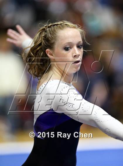 Thumbnail 2 in CHSAA Gymnastics Championships (Day 2, 5A and 4A) photogallery.