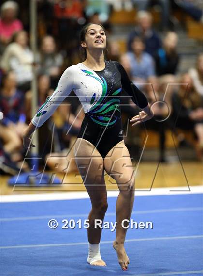 Thumbnail 1 in CHSAA Gymnastics Championships (Day 2, 5A and 4A) photogallery.