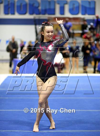 Thumbnail 3 in CHSAA Gymnastics Championships (Day 2, 5A and 4A) photogallery.
