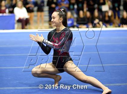 Thumbnail 1 in CHSAA Gymnastics Championships (Day 2, 5A and 4A) photogallery.