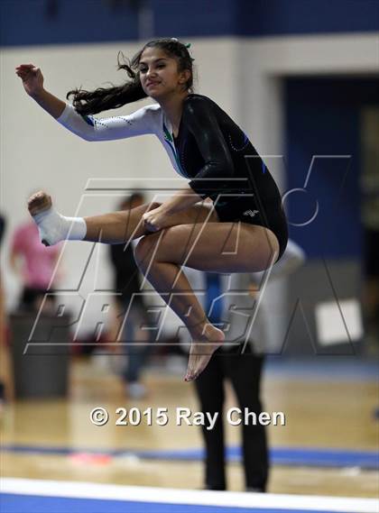 Thumbnail 2 in CHSAA Gymnastics Championships (Day 2, 5A and 4A) photogallery.