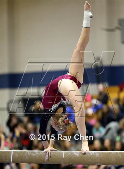 Thumbnail 1 in CHSAA Gymnastics Championships (Day 2, 5A and 4A) photogallery.
