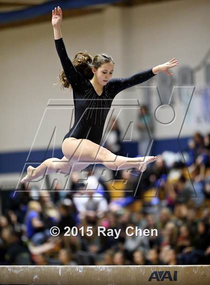 Thumbnail 2 in CHSAA Gymnastics Championships (Day 2, 5A and 4A) photogallery.