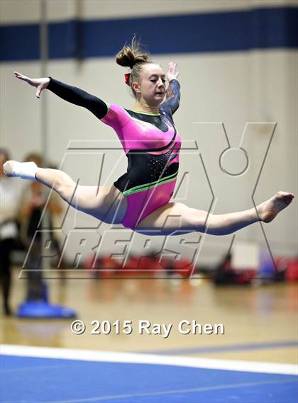 Thumbnail 1 in CHSAA Gymnastics Championships (Day 2, 5A and 4A) photogallery.