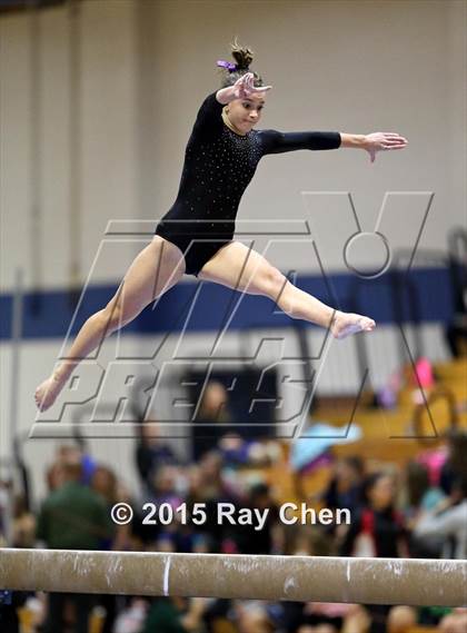 Thumbnail 3 in CHSAA Gymnastics Championships (Day 2, 5A and 4A) photogallery.