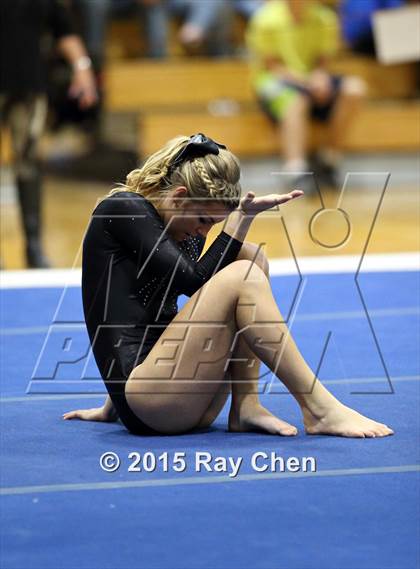 Thumbnail 2 in CHSAA Gymnastics Championships (Day 2, 5A and 4A) photogallery.