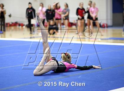 Thumbnail 1 in CHSAA Gymnastics Championships (Day 2, 5A and 4A) photogallery.