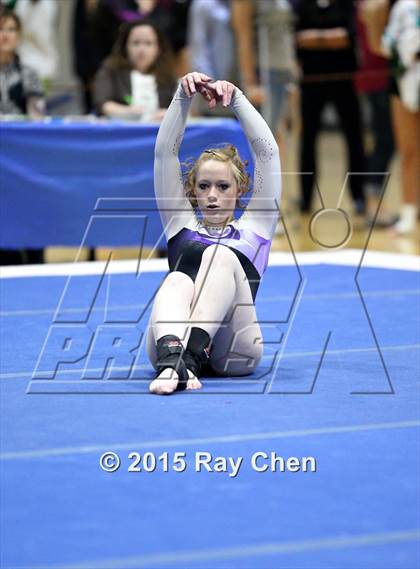 Thumbnail 1 in CHSAA Gymnastics Championships (Day 2, 5A and 4A) photogallery.