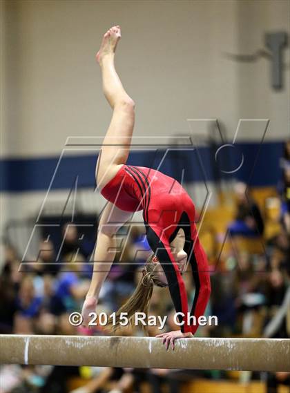 Thumbnail 1 in CHSAA Gymnastics Championships (Day 2, 5A and 4A) photogallery.