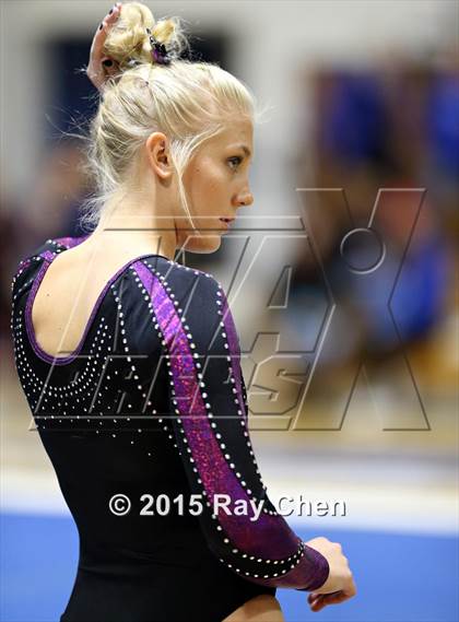 Thumbnail 3 in CHSAA Gymnastics Championships (Day 2, 5A and 4A) photogallery.