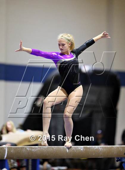 Thumbnail 3 in CHSAA Gymnastics Championships (Day 2, 5A and 4A) photogallery.
