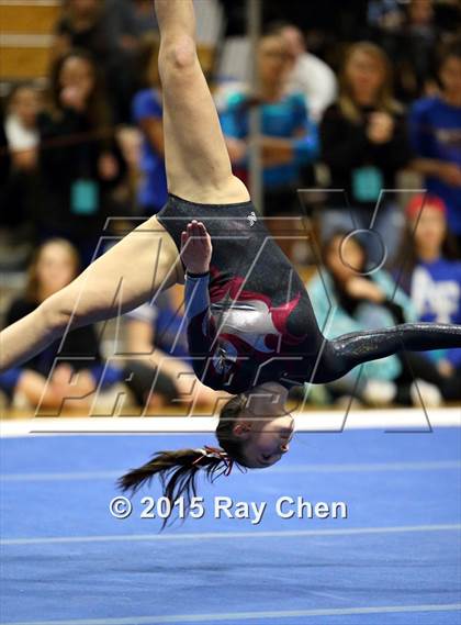 Thumbnail 2 in CHSAA Gymnastics Championships (Day 2, 5A and 4A) photogallery.