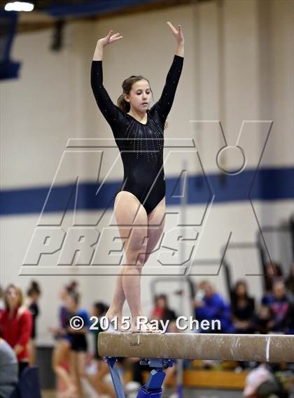 Thumbnail 1 in CHSAA Gymnastics Championships (Day 2, 5A and 4A) photogallery.
