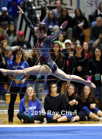 Thumbnail 2 in CHSAA Gymnastics Championships (Day 2, 5A and 4A) photogallery.