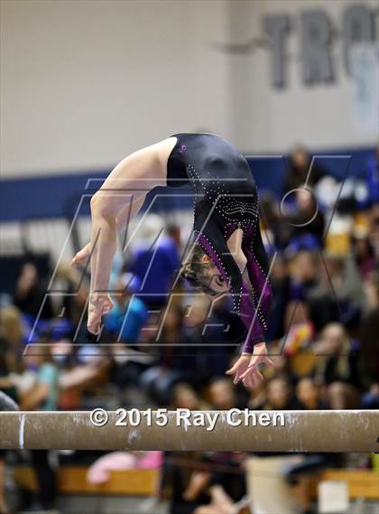 Thumbnail 2 in CHSAA Gymnastics Championships (Day 2, 5A and 4A) photogallery.