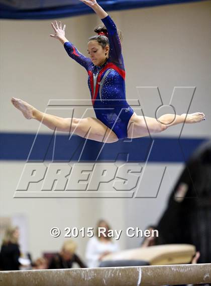 Thumbnail 3 in CHSAA Gymnastics Championships (Day 2, 5A and 4A) photogallery.
