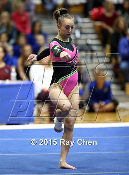 Thumbnail 2 in CHSAA Gymnastics Championships (Day 2, 5A and 4A) photogallery.