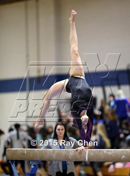 Thumbnail 1 in CHSAA Gymnastics Championships (Day 2, 5A and 4A) photogallery.