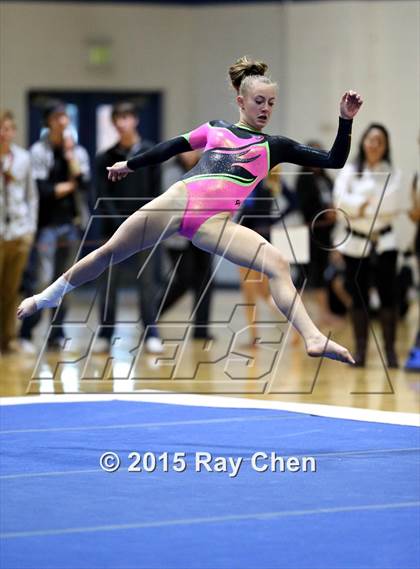 Thumbnail 1 in CHSAA Gymnastics Championships (Day 2, 5A and 4A) photogallery.