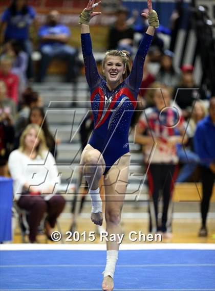 Thumbnail 3 in CHSAA Gymnastics Championships (Day 2, 5A and 4A) photogallery.