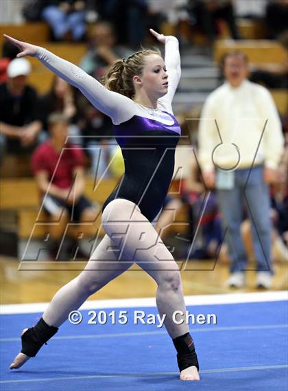 Thumbnail 3 in CHSAA Gymnastics Championships (Day 2, 5A and 4A) photogallery.