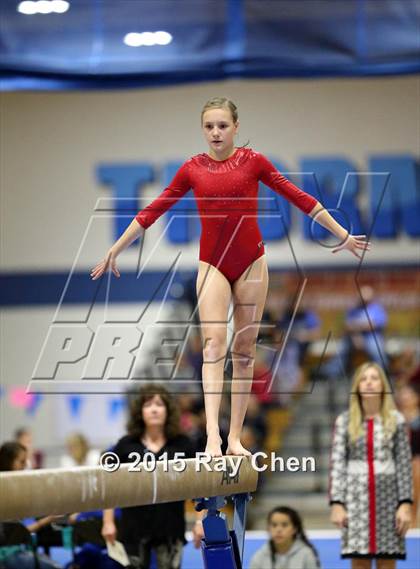 Thumbnail 2 in CHSAA Gymnastics Championships (Day 2, 5A and 4A) photogallery.
