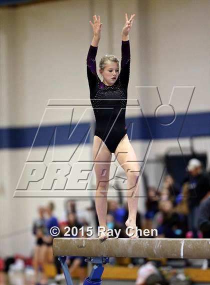 Thumbnail 1 in CHSAA Gymnastics Championships (Day 2, 5A and 4A) photogallery.