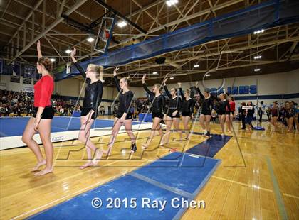Thumbnail 2 in CHSAA Gymnastics Championships (Day 2, 5A and 4A) photogallery.