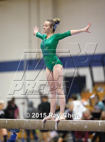 Thumbnail 1 in CHSAA Gymnastics Championships (Day 2, 5A and 4A) photogallery.