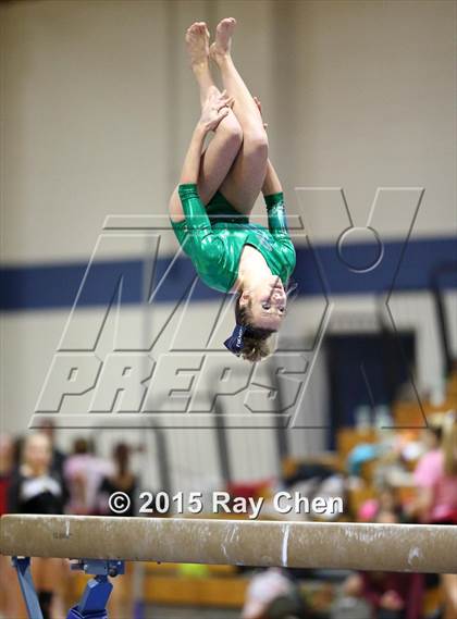 Thumbnail 2 in CHSAA Gymnastics Championships (Day 2, 5A and 4A) photogallery.
