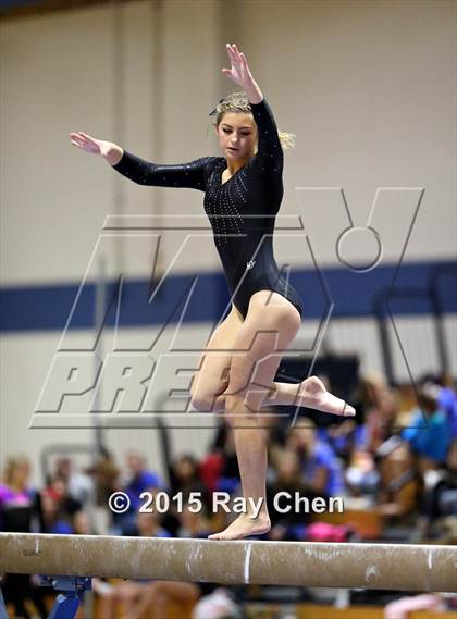 Thumbnail 3 in CHSAA Gymnastics Championships (Day 2, 5A and 4A) photogallery.