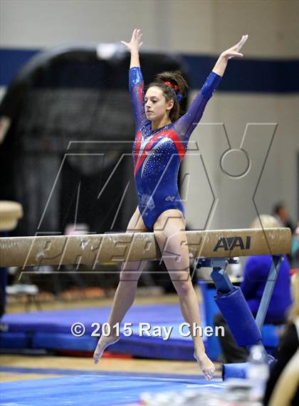 Thumbnail 1 in CHSAA Gymnastics Championships (Day 2, 5A and 4A) photogallery.