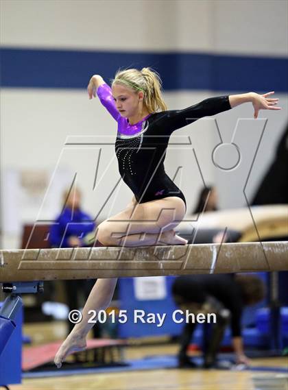 Thumbnail 2 in CHSAA Gymnastics Championships (Day 2, 5A and 4A) photogallery.