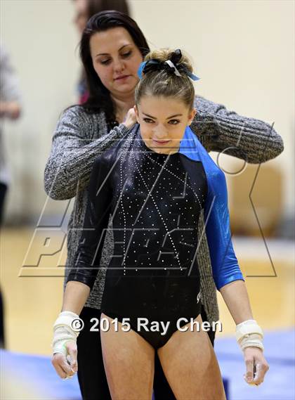 Thumbnail 3 in CHSAA Gymnastics Championships (Day 2, 5A and 4A) photogallery.