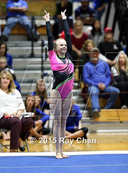 Thumbnail 3 in CHSAA Gymnastics Championships (Day 2, 5A and 4A) photogallery.