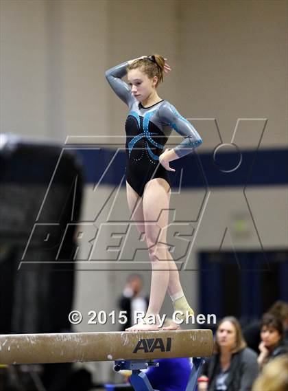 Thumbnail 3 in CHSAA Gymnastics Championships (Day 2, 5A and 4A) photogallery.