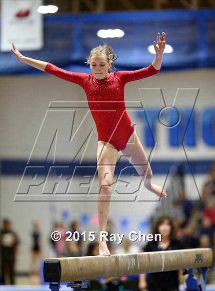 Thumbnail 3 in CHSAA Gymnastics Championships (Day 2, 5A and 4A) photogallery.