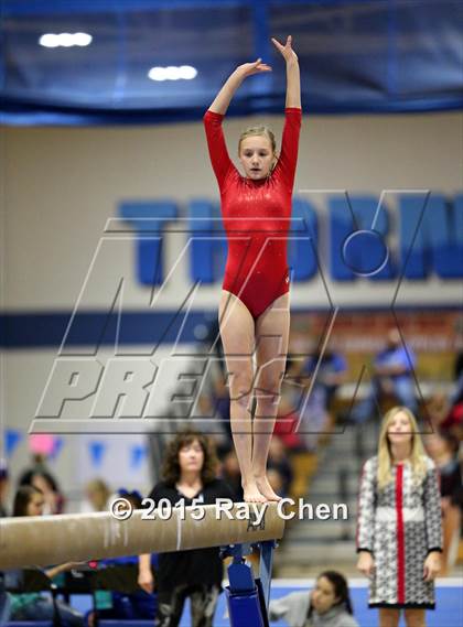 Thumbnail 1 in CHSAA Gymnastics Championships (Day 2, 5A and 4A) photogallery.