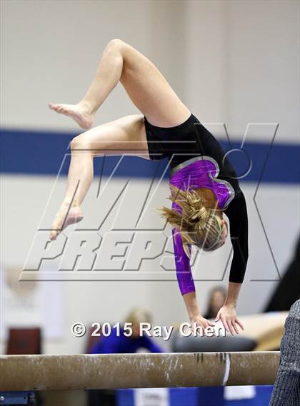 Thumbnail 3 in CHSAA Gymnastics Championships (Day 2, 5A and 4A) photogallery.