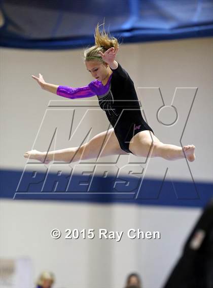 Thumbnail 2 in CHSAA Gymnastics Championships (Day 2, 5A and 4A) photogallery.