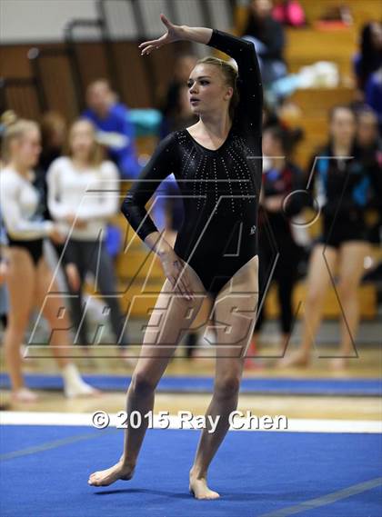 Thumbnail 3 in CHSAA Gymnastics Championships (Day 2, 5A and 4A) photogallery.