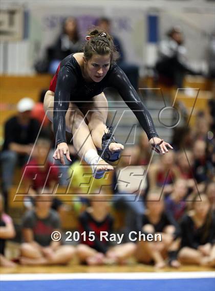 Thumbnail 1 in CHSAA Gymnastics Championships (Day 2, 5A and 4A) photogallery.