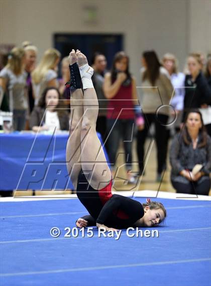 Thumbnail 2 in CHSAA Gymnastics Championships (Day 2, 5A and 4A) photogallery.